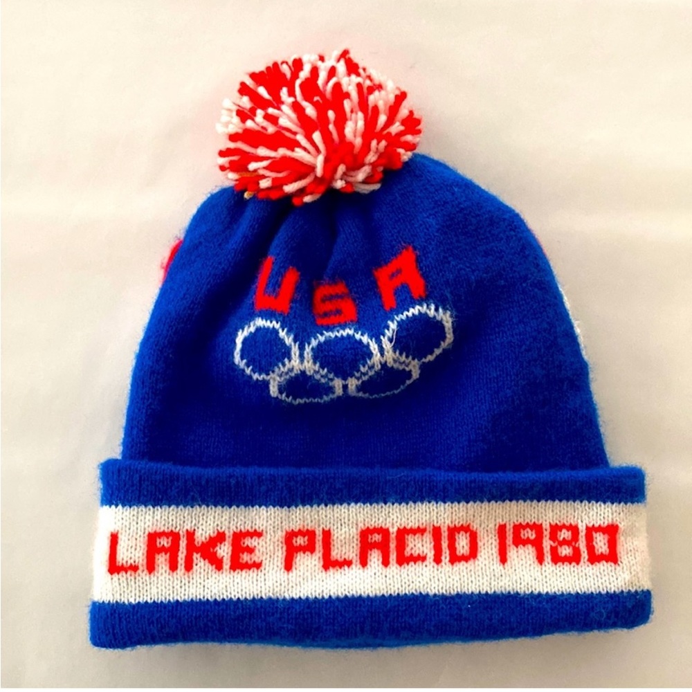 1980 • Lake Placid • USA Olympic • Pom Hat • EUC
